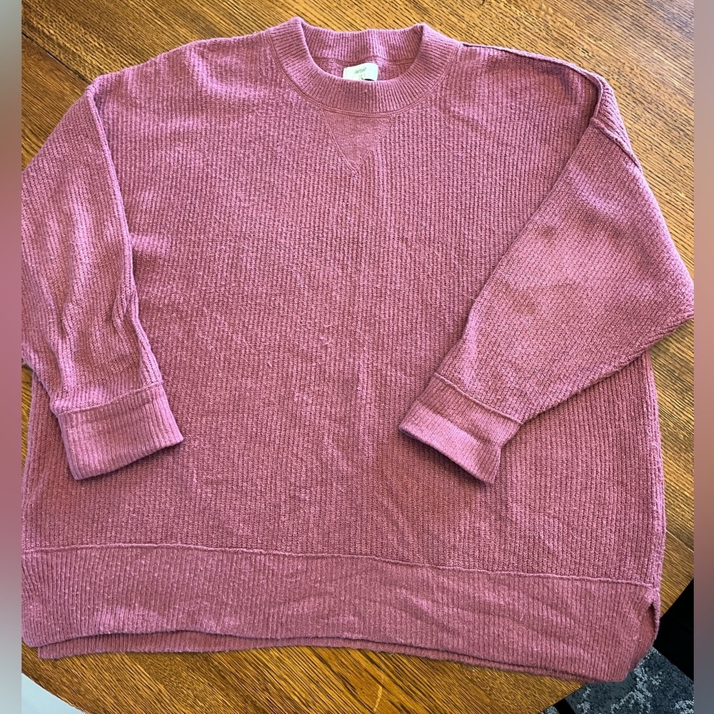 Aerie Sweater Size Large Mauve color